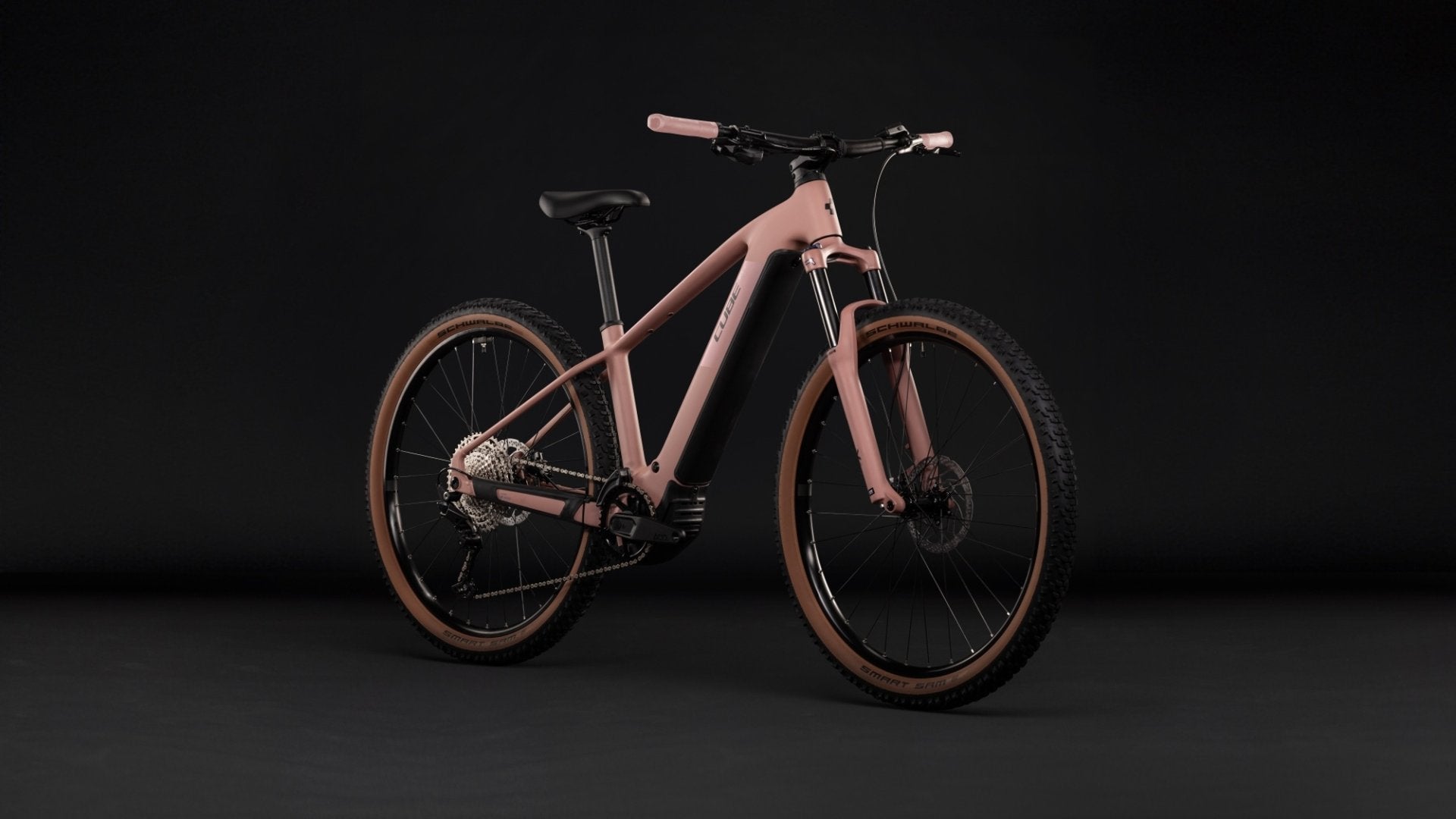 CUBE REACTION HYBRID PERFORMANCE 720 FE HARDTAIL eMTB BIKE 2027 RUBY 'N' BLACK