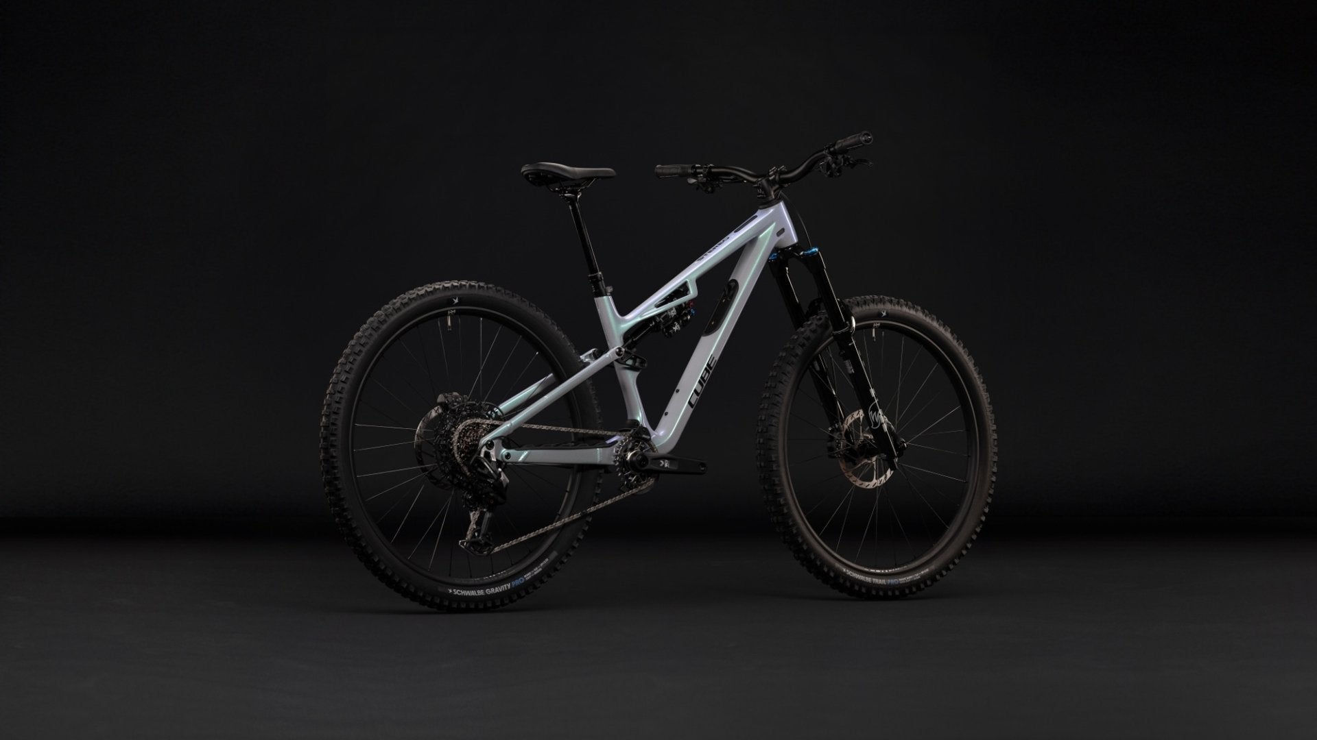 CUBE STEREO HPC TM MTB BIKE 2027 GREENFUSION 'N' BLACK