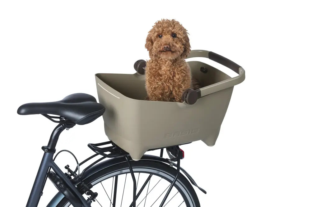 BASIL BUDDY REAR DOG BICYCLE BASKET MIK