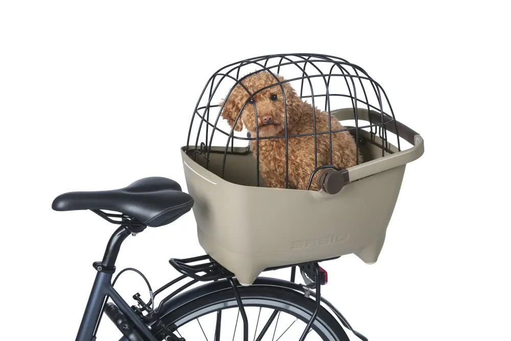 BASIL BUDDY REAR DOG BICYCLE BASKET MIK