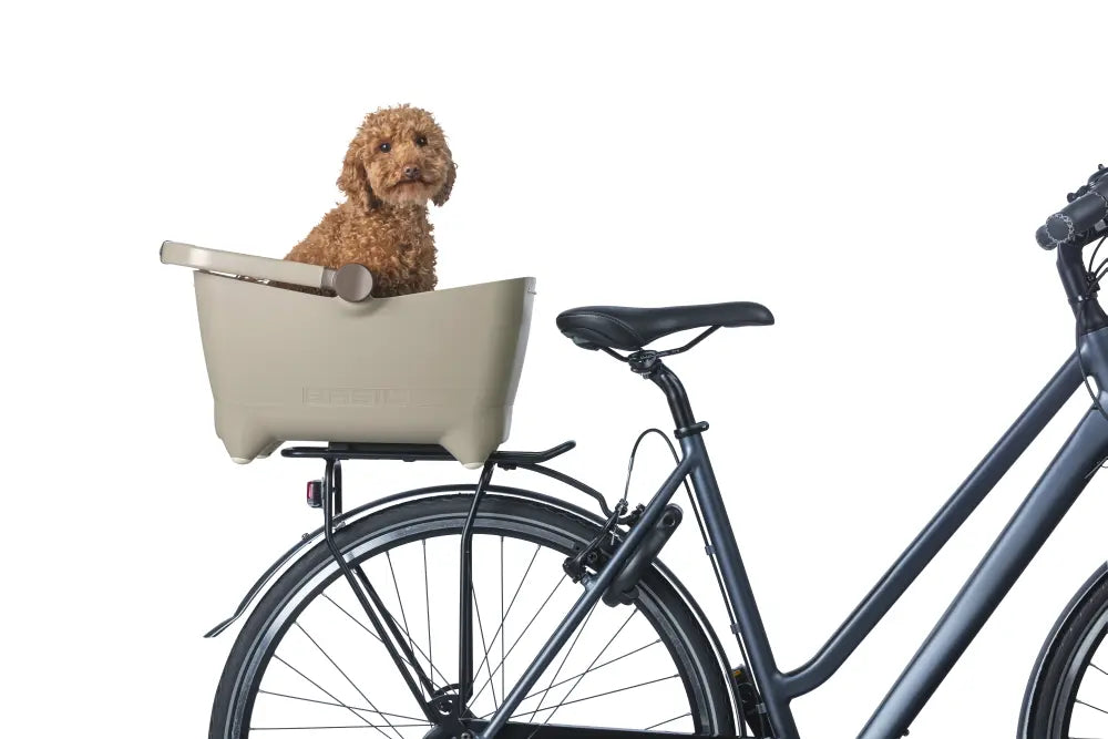 BASIL BUDDY REAR DOG BICYCLE BASKET MIK