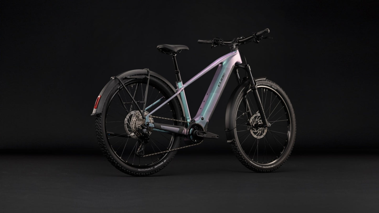 CUBE REACTION HYBRID PRO 800 FE HARDTAIL eMTB BIKE 2027 POLARLIGHT 'N' BLACK