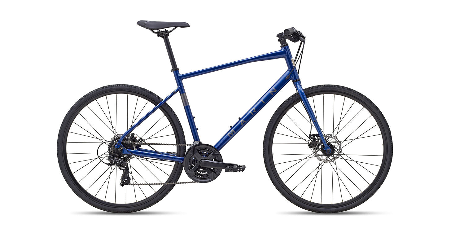 MARIN FAIRFAX 1 HYBRID BIKE 2025 GLOSS BLUE/GREY