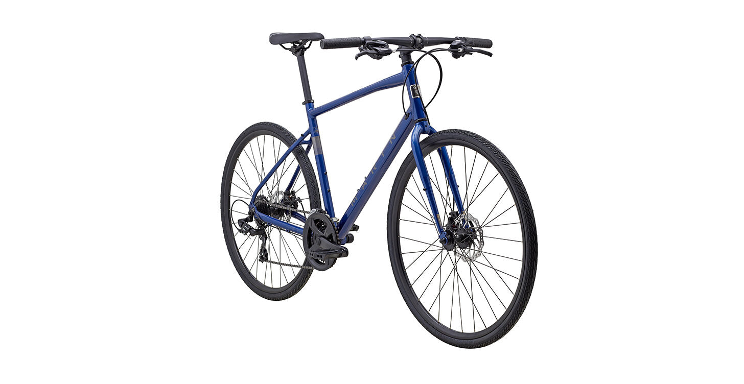 MARIN FAIRFAX 1 HYBRID BIKE 2025 GLOSS BLUE/GREY