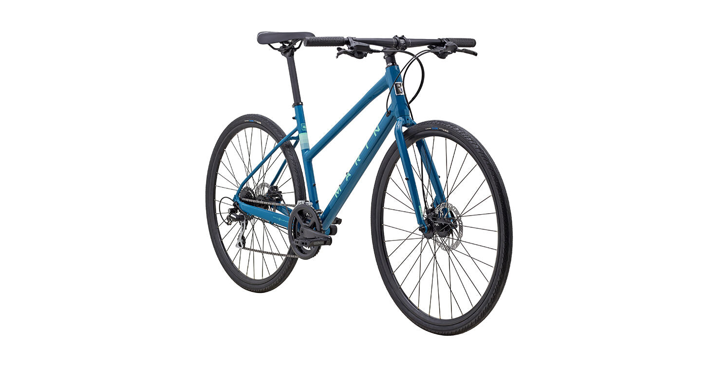 MARIN FAIRFAX 2 ST HYBRID BIKE 2025 GLOSS BLUE/TEAL