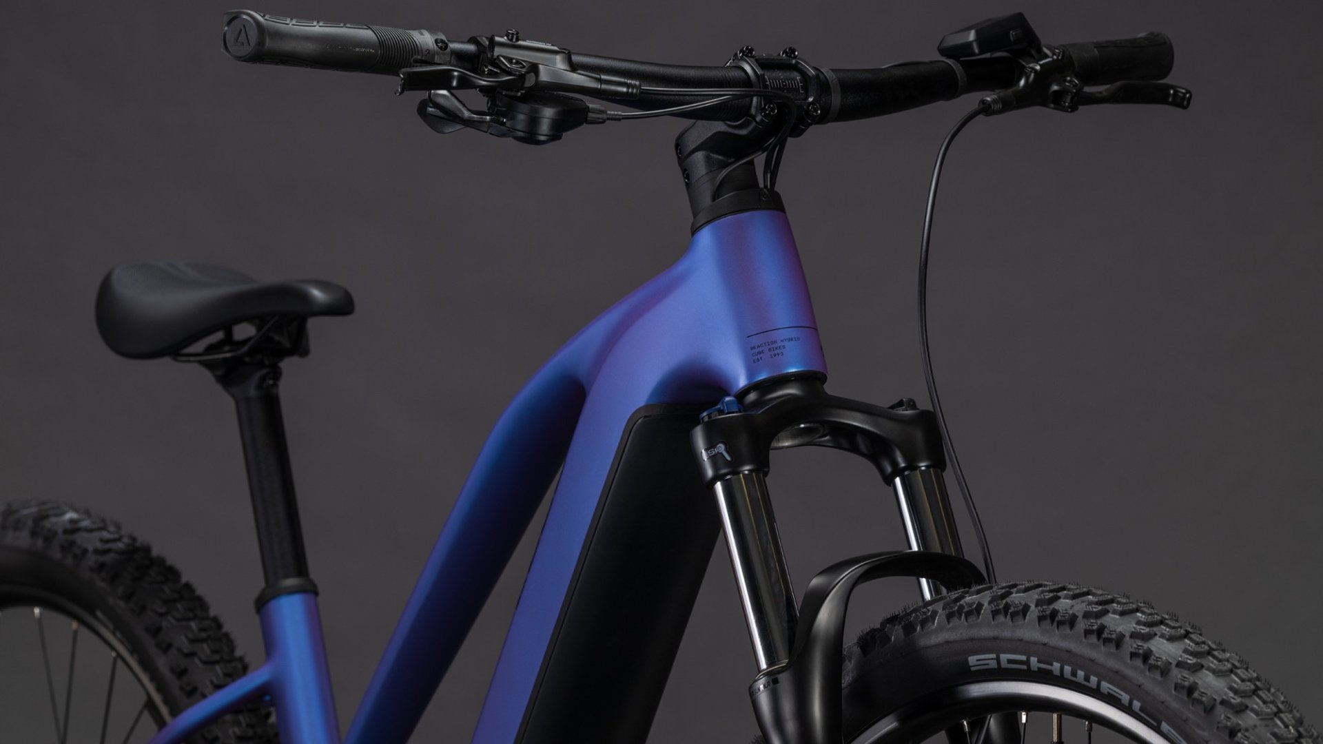 CUBE REACTION HYBRID ONE 800 TRAPEZE eMTB BIKE 2026 CANARY' N 'CORNFLOWER (Copy)