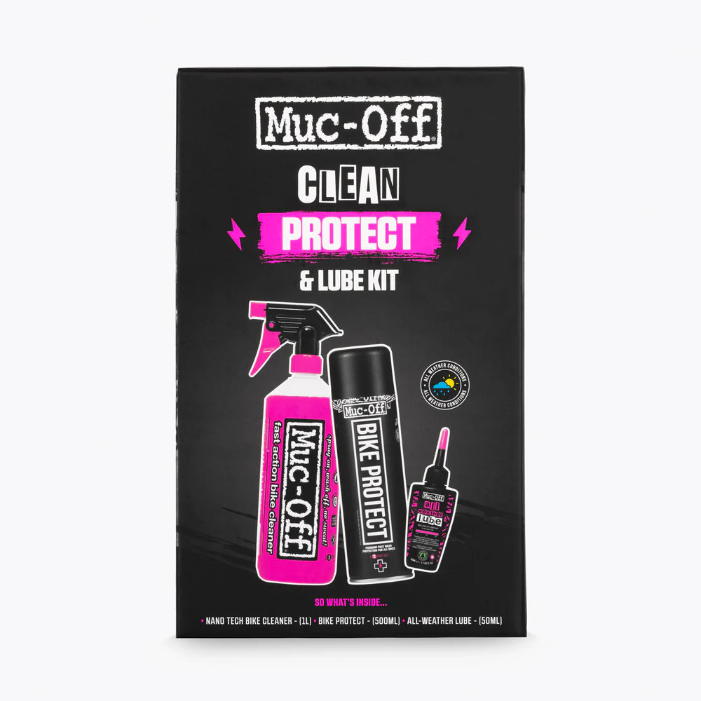 MUC-OFF BICYCLE CLEAN PROTECT AND ALL WEATHER LUBE KIT
