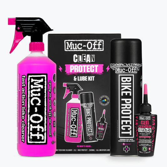 MUC-OFF BICYCLE CLEAN PROTECT AND ALL WEATHER LUBE KIT