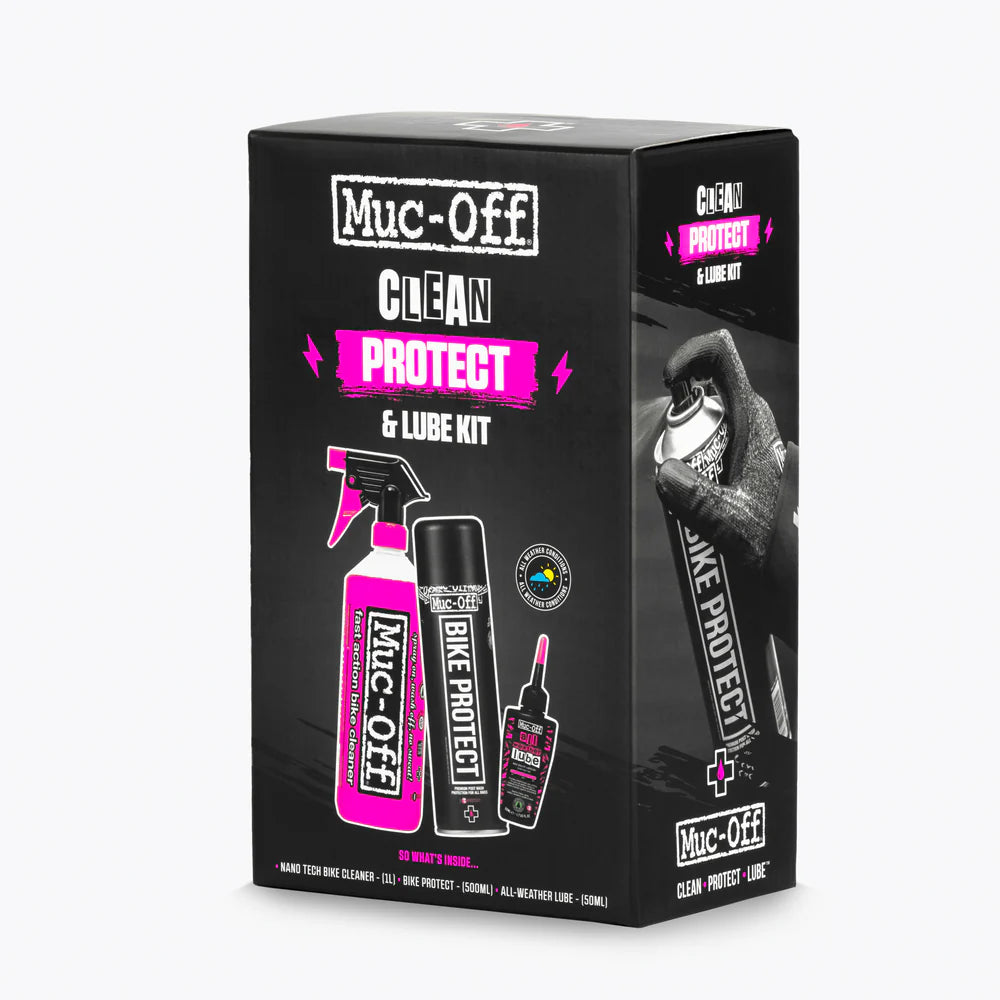 MUC-OFF BICYCLE CLEAN PROTECT AND ALL WEATHER LUBE KIT