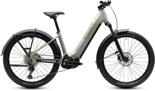 CUBE REACTION HYBRID ONE 720 FE HARDTAIL eMTB BIKE 2027 PEARLSILVER 'N' CHROME (EASY ENTRY)
