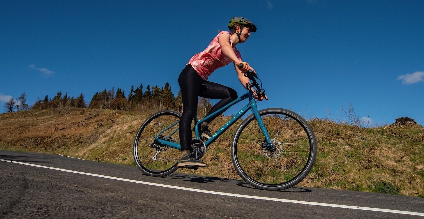 MARIN FAIRFAX 2 ST HYBRID BIKE 2025 GLOSS BLUE/TEAL