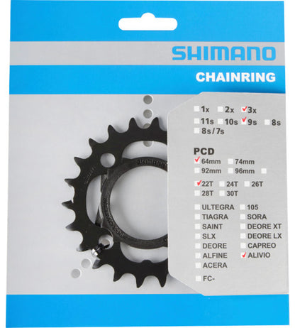 SHIMANO ALIVIO 9-SPEED CHAINRING FOR FC-M4000/M4050