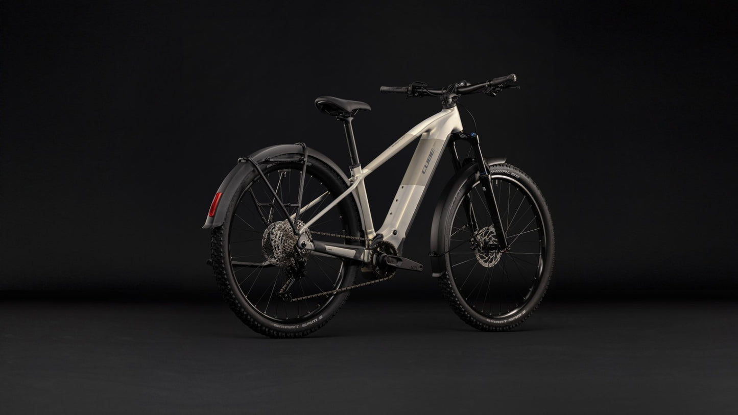 CUBE REACTION HYBRID ONE 720 FE HARDTAIL eMTB BIKE 2027 PEARLSILVER 'N' CHROME