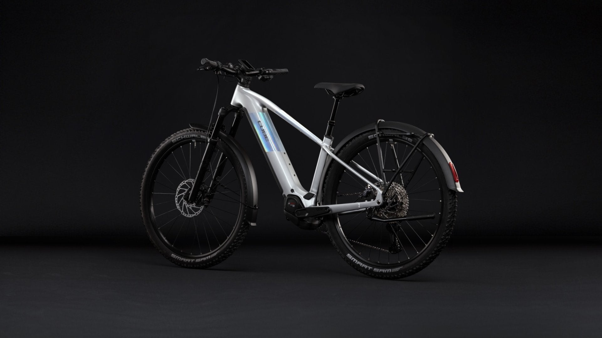 CUBE REACTION HYBRID SLX 800 FE HARDTAIL eMTB BIKE 2027 PLATINUM 'N' REFLEX