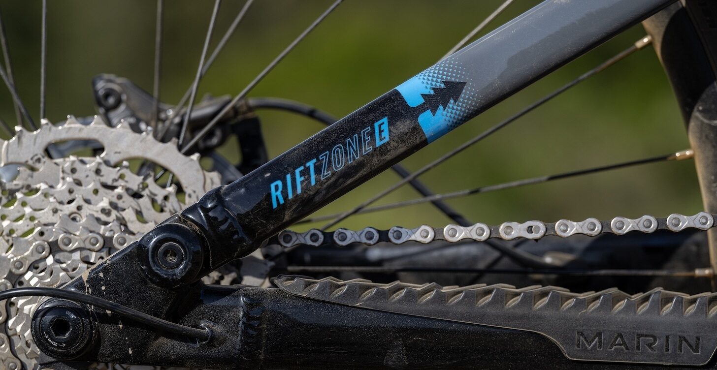 MARIN RIFT ZONE E FULL SUSPENSION eMTB BIKE 2025 GREY/BLUE