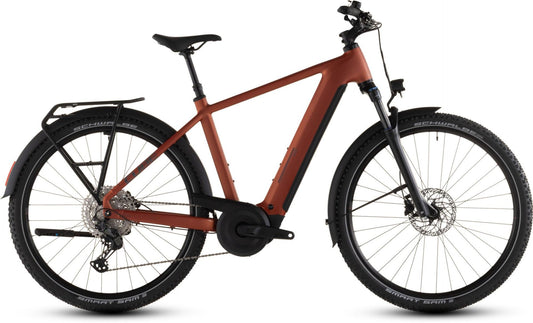 CUBE NURIDE HYBRID PRO 600 eTREKKING BIKE 2026 CHILLI' N 'BLACK