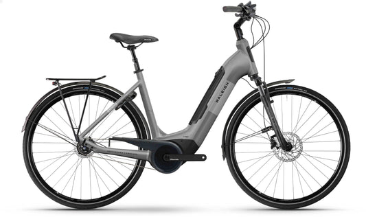 RALEIGH MOTUS TOUR HUB GEAR LTD LOW STEP HYBRID eBIKE 2025 GREY