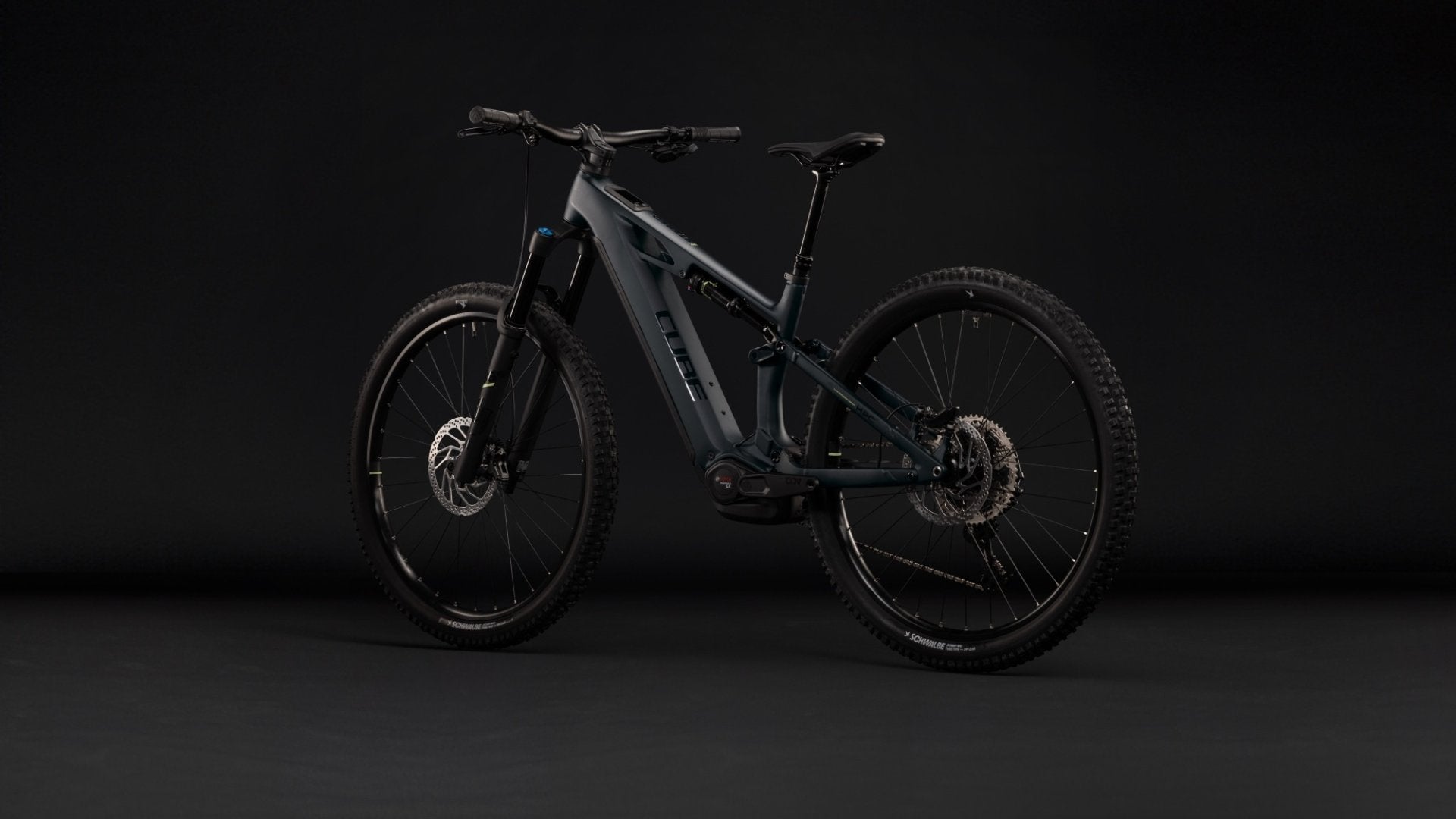 CUBE STEREO HYBRID ONE44 HPC RACE 800 eMTB BIKE 2027 COAL 'N' GREEN