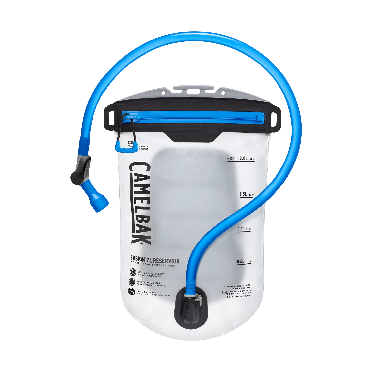 CAMELBAK FUSION 2L RESERVOIR WITH TRU ZIP WATERPROOF ZIPPER