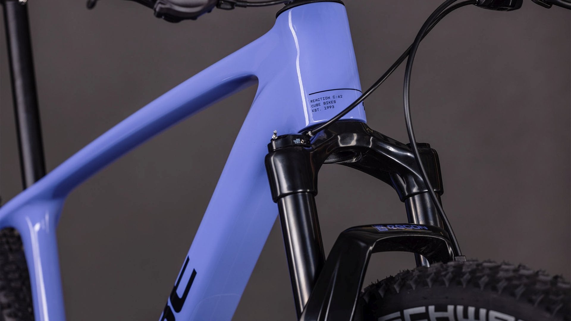 CUBE REACTION C:62 ONE HARDTAIL MTB BIKE 2026 LUCIDLILAC' N 'BLACK
