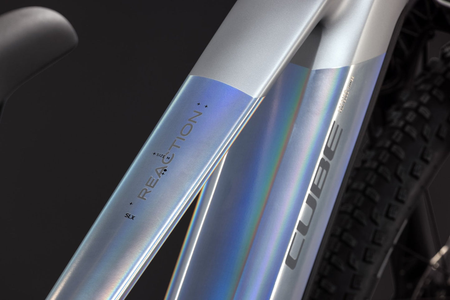 CUBE REACTION HYBRID SLX 800 HARDTAIL eMTB BIKE 2027 PLATINUM 'N' REFLEX