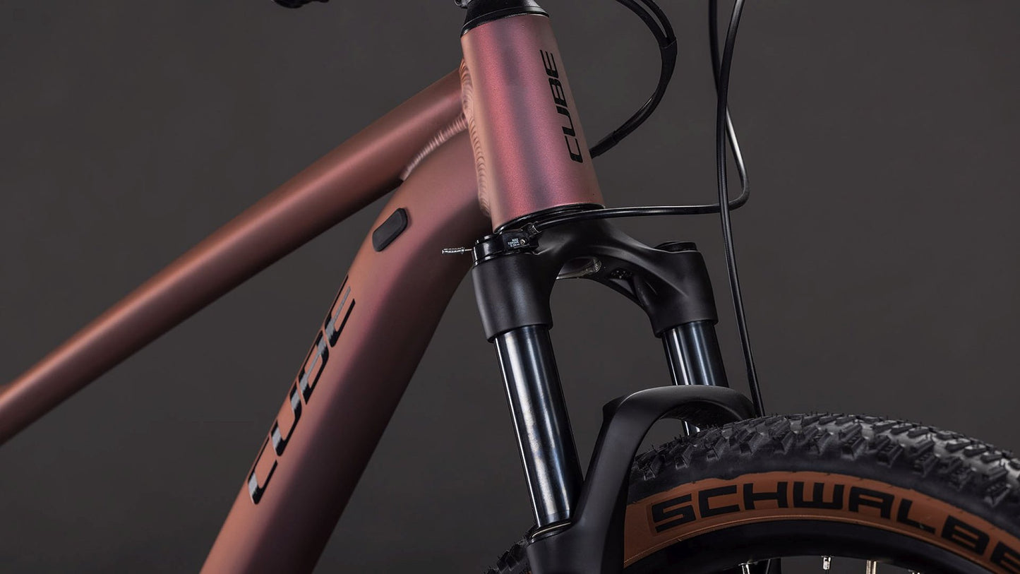 CUBE REACTION PRO HARDTAIL MTB BIKE 2026 SHIFTBLUSH' N 'BLACK