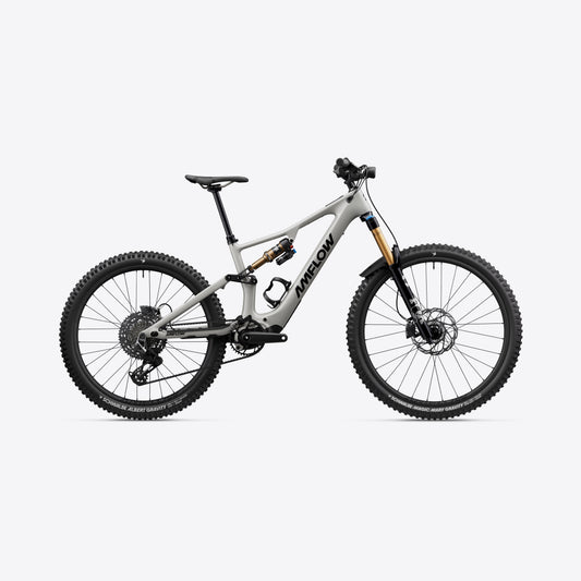 AMFLOW PX CARBON PRO 700Wh FULL SUSPENSION eMTB BIKE 2027 MOONSTONE GREY