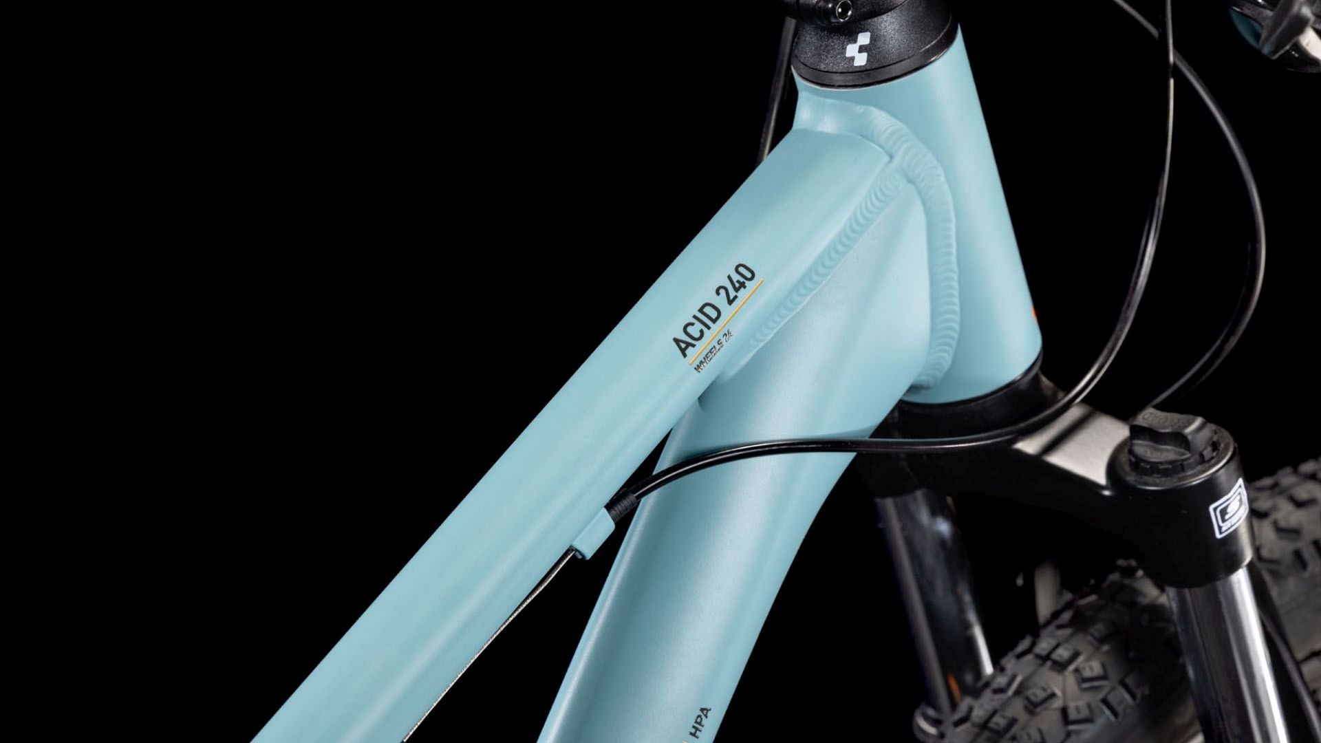 CUBE ACID 240 DISC KID'S BIKE 2025 PISTACHIO' N 'ORANGE