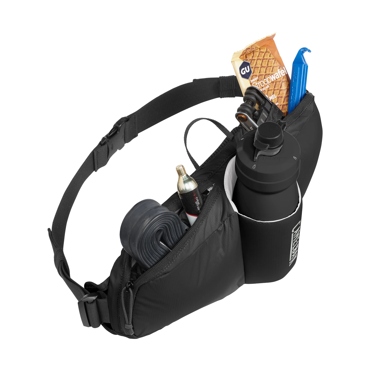 CAMELBAK PODIUM FLOW 2 WAIST PACK WITH 21oz PODIUM DIRT SERIES BOTTLE