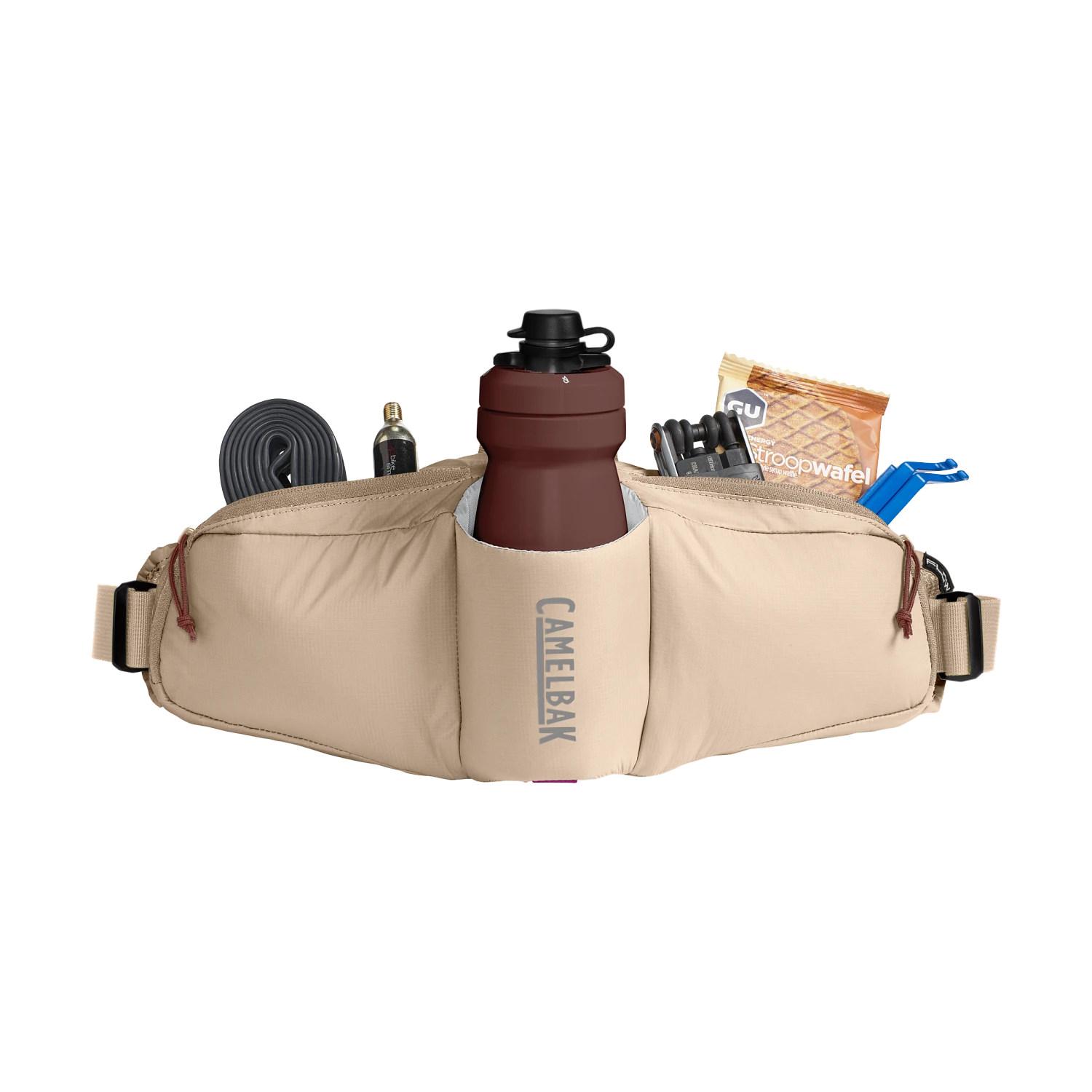 CAMELBAK PODIUM FLOW 2 WAIST PACK WITH 21oz PODIUM DIRT SERIES BOTTLE