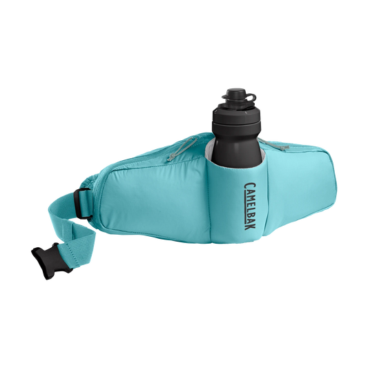 CAMELBAK PODIUM FLOW 2 WAIST PACK WITH 21oz PODIUM DIRT SERIES BOTTLE