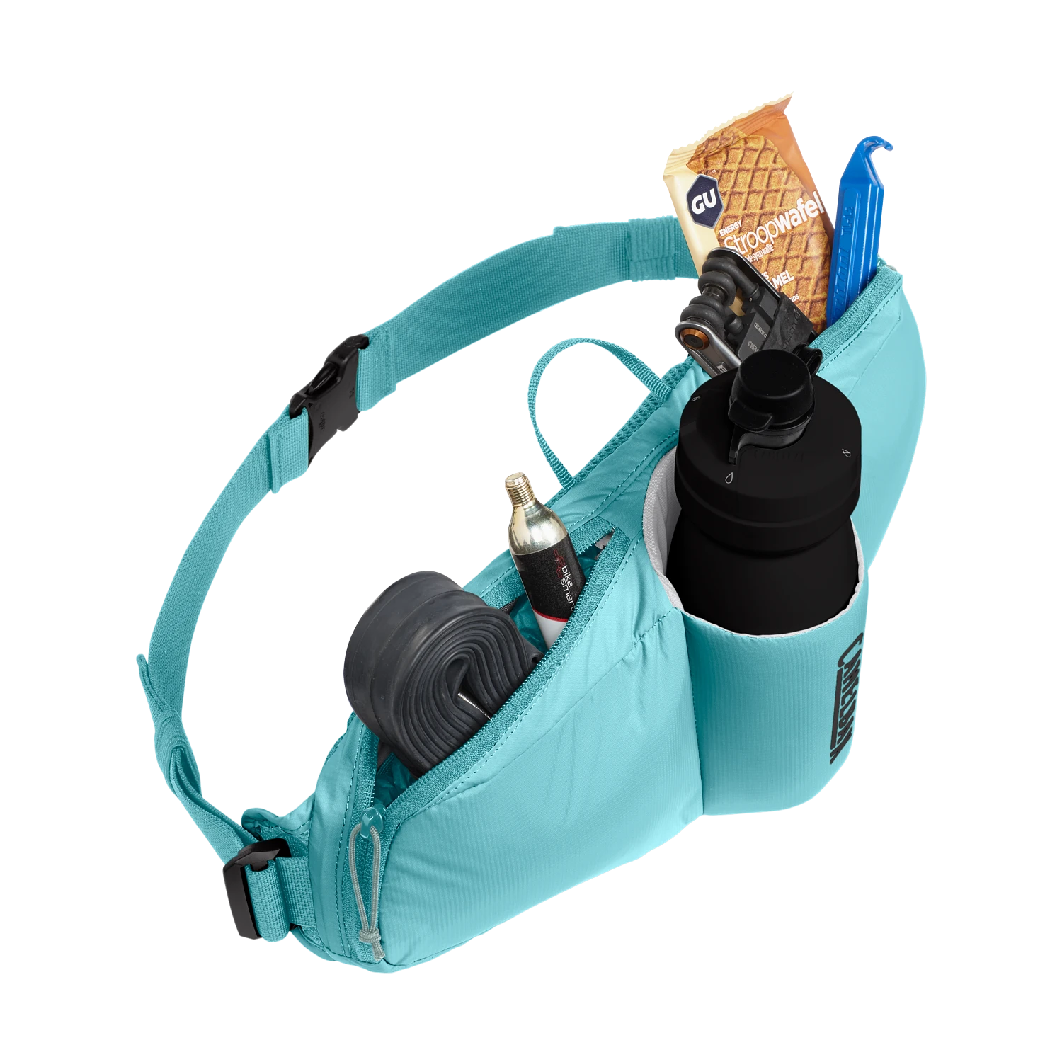 CAMELBAK PODIUM FLOW 2 WAIST PACK WITH 21oz PODIUM DIRT SERIES BOTTLE