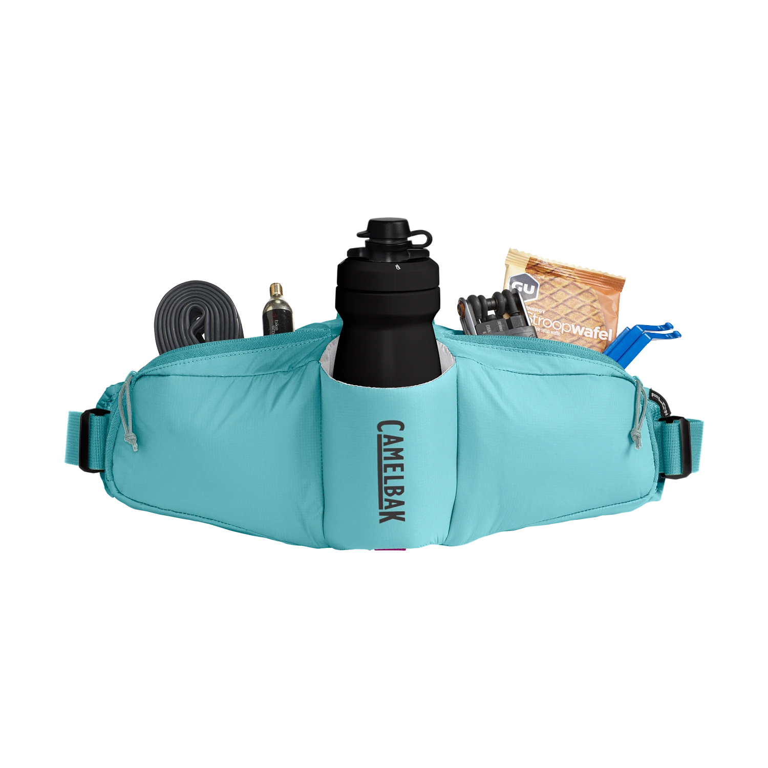 CAMELBAK PODIUM FLOW 2 WAIST PACK WITH 21oz PODIUM DIRT SERIES BOTTLE