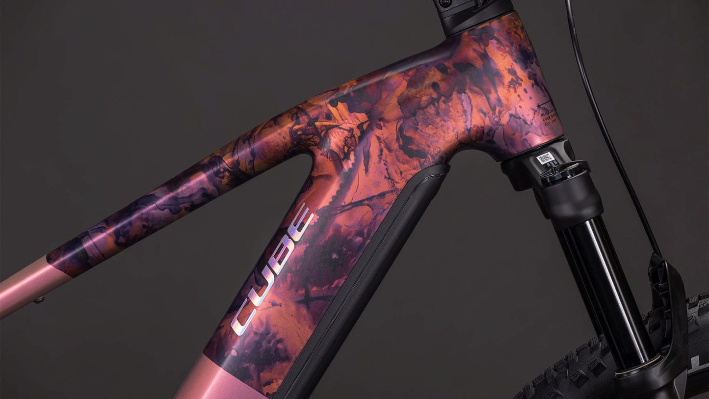 CUBE REACTION HYBRID SLX 800 eMTB BIKE 2026 SHIFTBLUSH' N 'ART