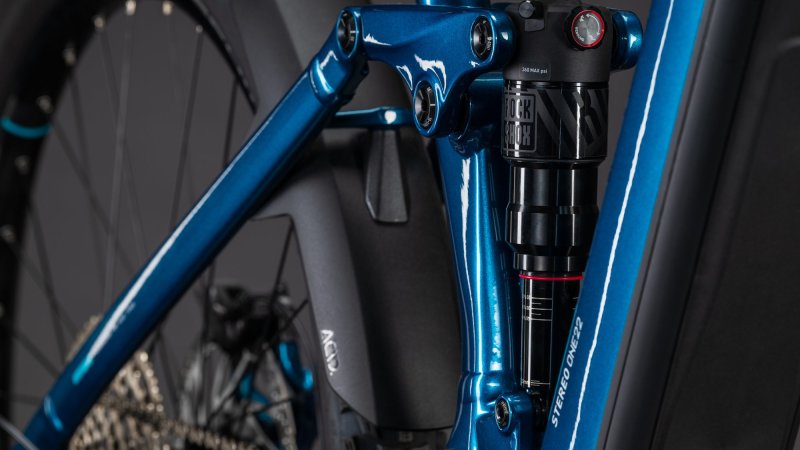 CUBE STEREO HYBRID ONE22 RACE 800 eMTB BIKE 2026 ELECTRICBLUE' N 'WHITE