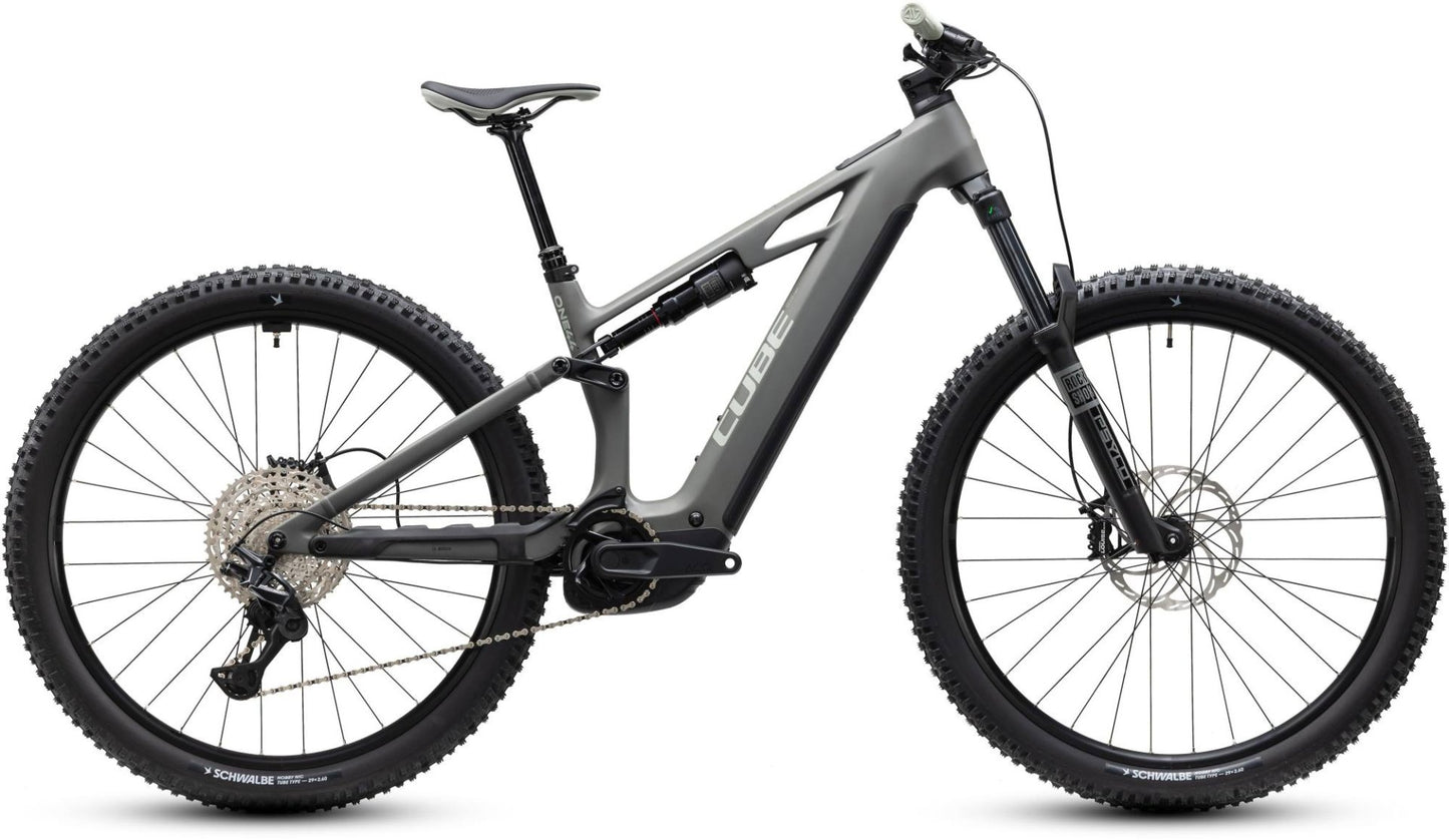 CUBE STEREO HYBRID ONE44 HPC PRO 800 eMTB BIKE 2027 OLDGREY 'N' BLACK