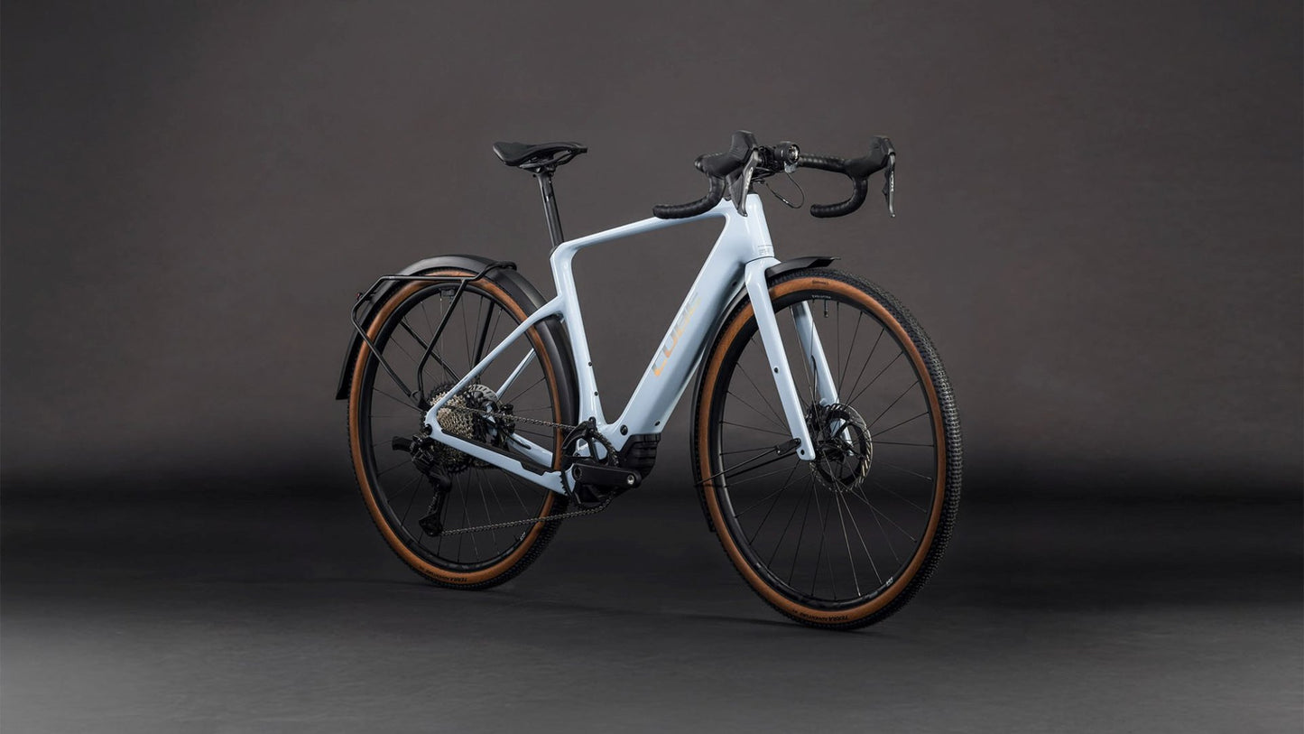 CUBE NUROAD HYBRID C:62 SLX 400X FE eGRAVEL BIKE 2026 ICEBLUE' N 'PRISM
