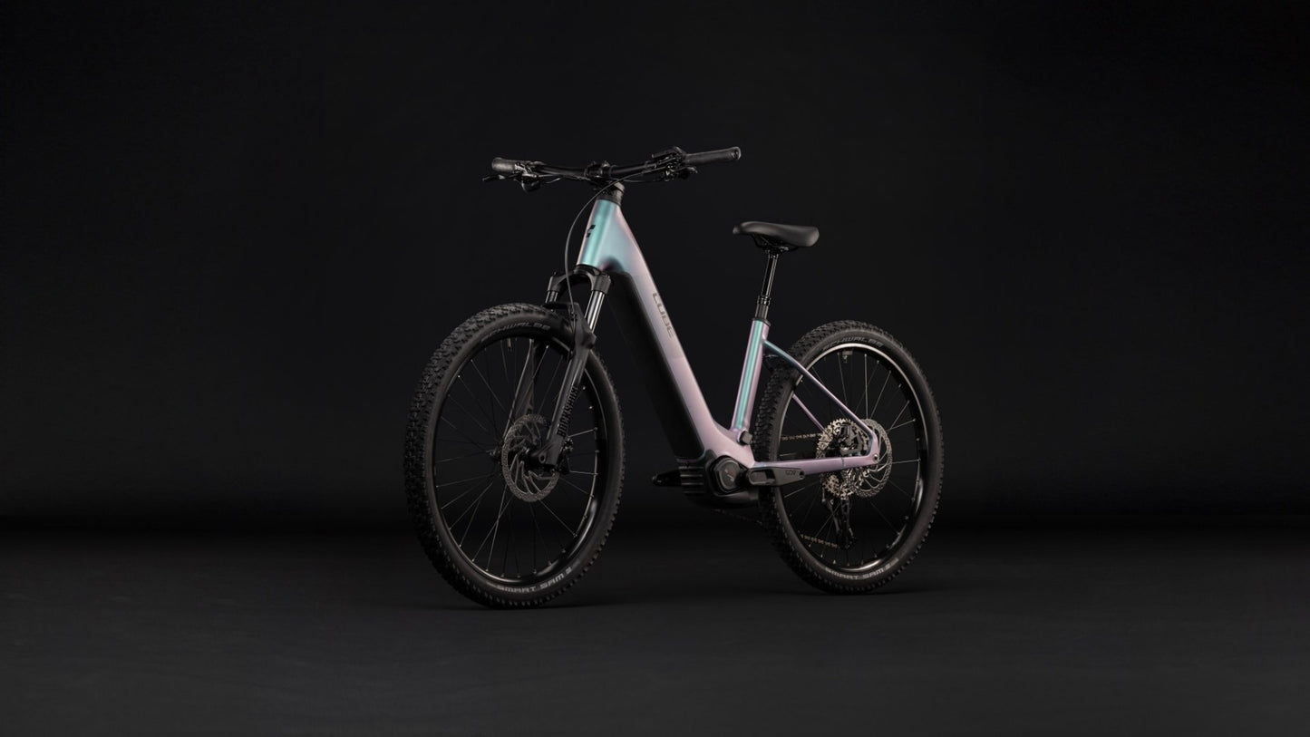 CUBE REACTION HYBRID PRO 800 HARDTAIL eMTB BIKE 2027 POLARLIGHT 'N' BLACK (EASY ENTRY)