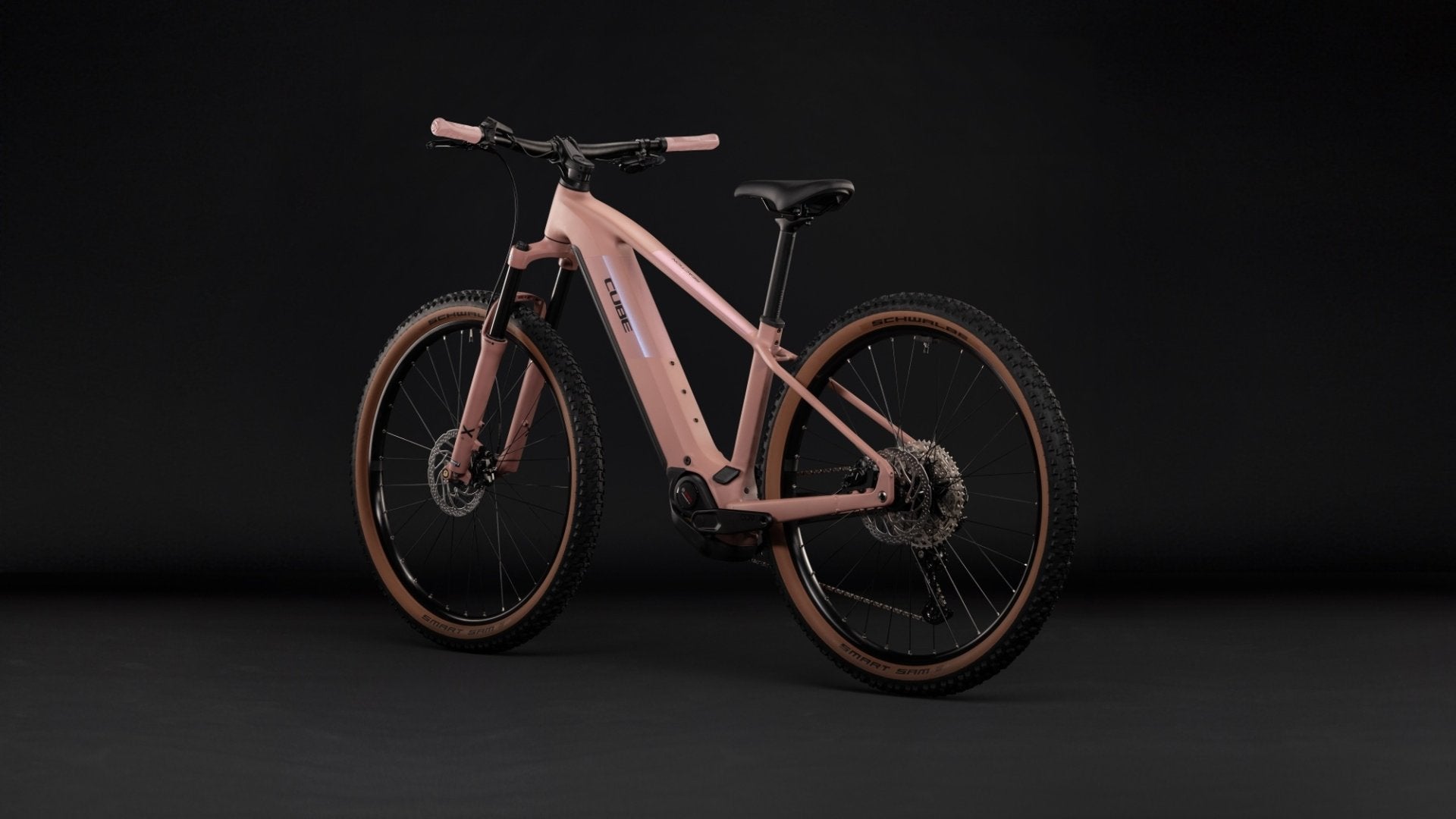 CUBE REACTION HYBRID PERFORMANCE 720 FE HARDTAIL eMTB BIKE 2027 RUBY 'N' BLACK