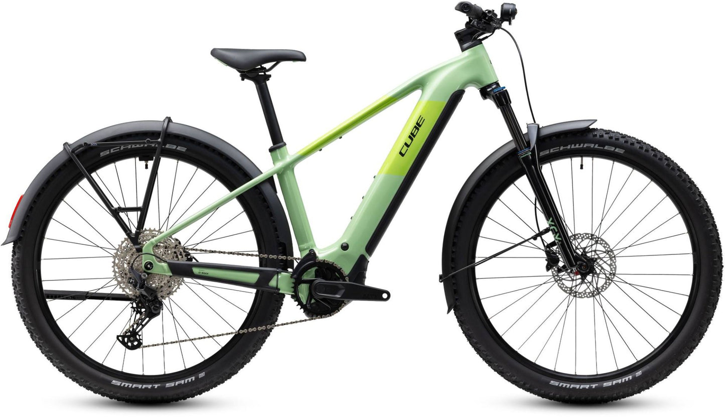 CUBE REACTION HYBRID ONE 720 FE HARDTAIL eMTB BIKE 2027 CACTUS 'N' BLACK
