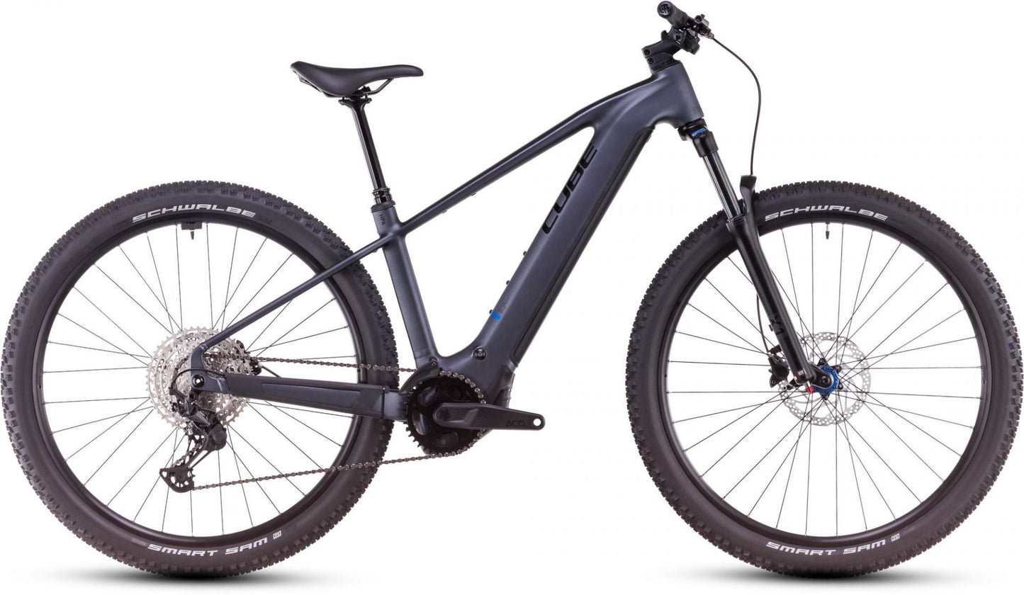CUBE REACTION HYBRID PRO 800 eMTB BIKE 2025 METALLICGREY' N 'BLACK