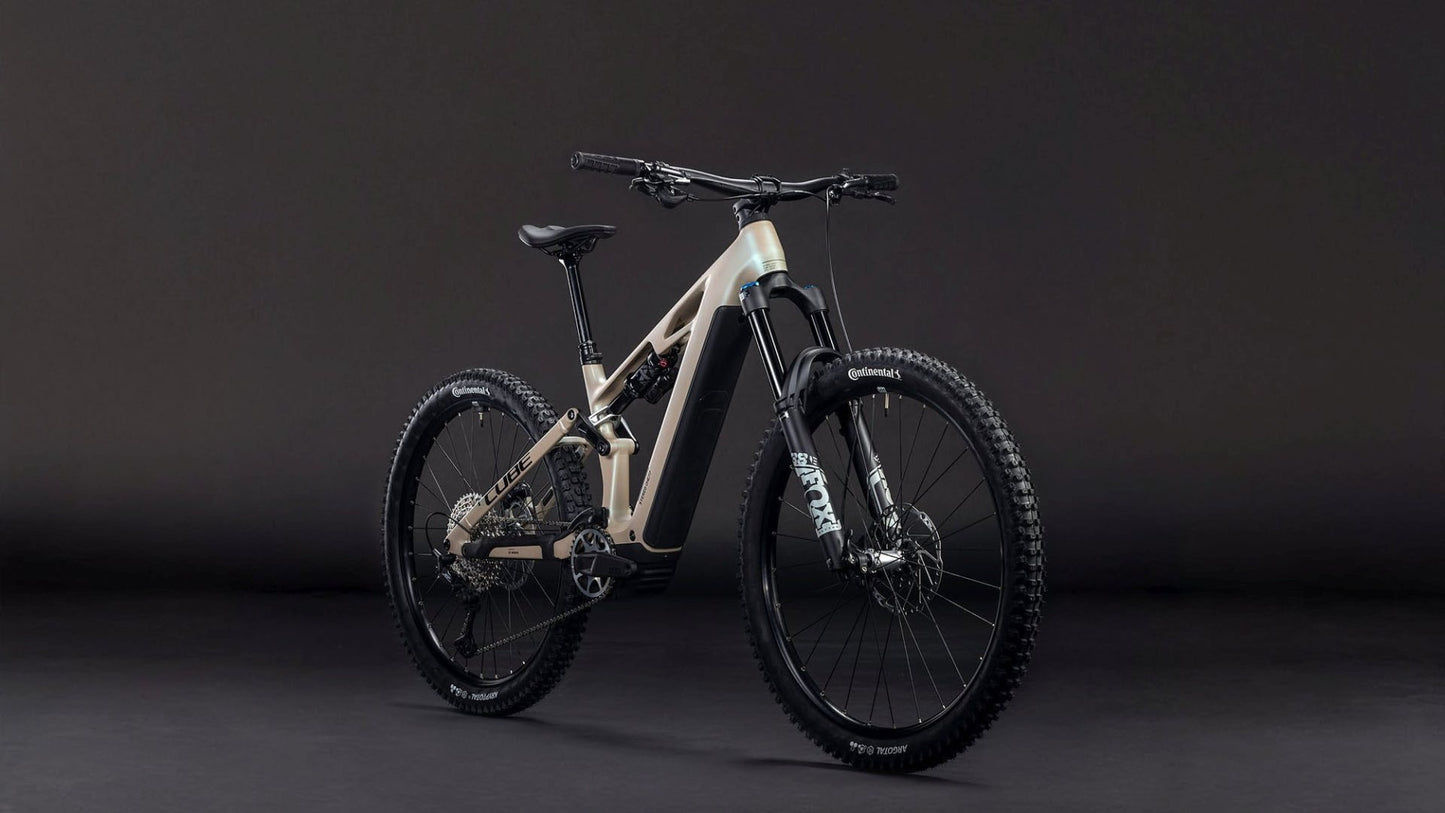 CUBE STEREO HYBRID ONE77 HPC SLX 800 eMTB BIKE 2026 GLINTSAND' N 'BLACK