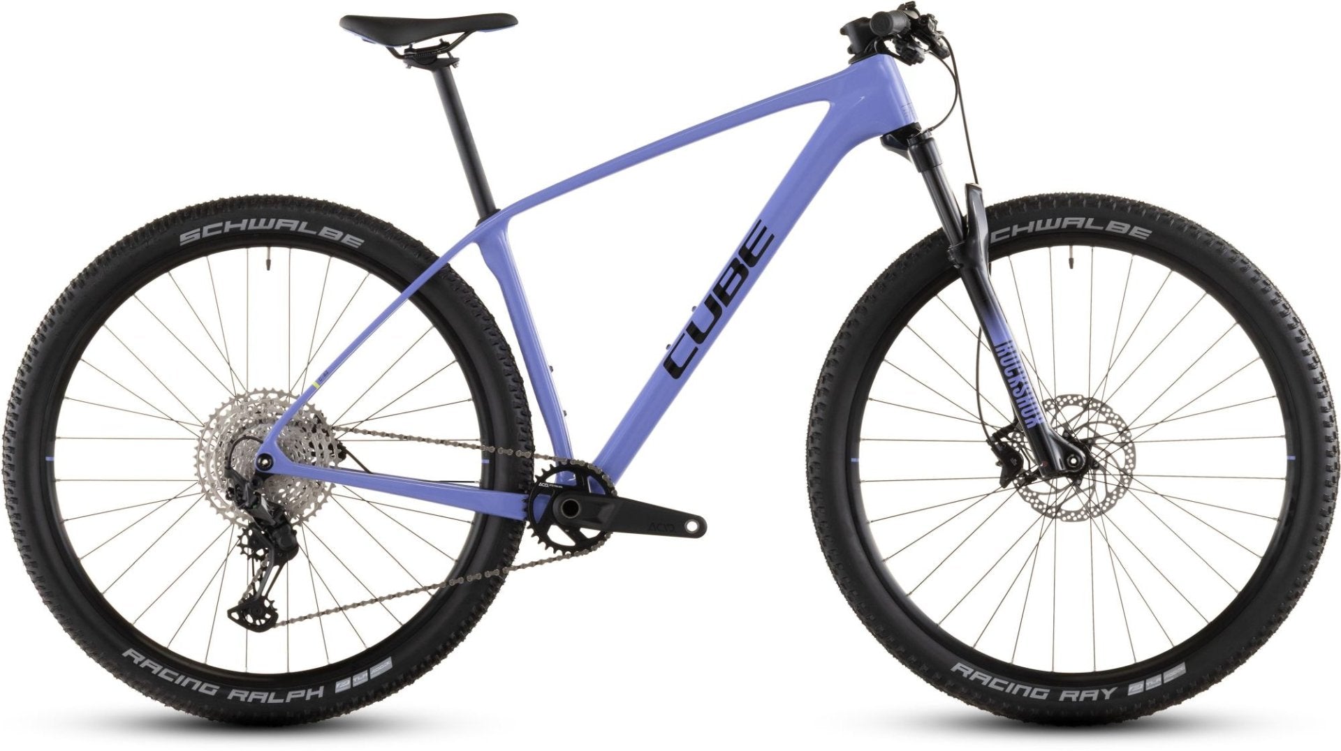 CUBE REACTION C:62 ONE HARDTAIL MTB BIKE 2026 LUCIDLILAC' N 'BLACK