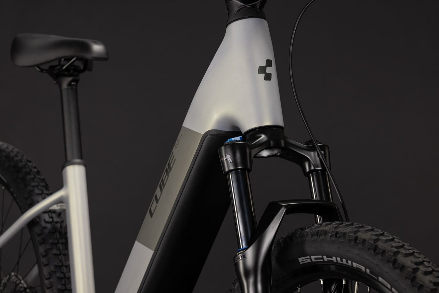 CUBE REACTION HYBRID ONE 720 HARDTAIL eMTB BIKE 2027 PEARLSILVER 'N' CHROME (EASY ENTRY)