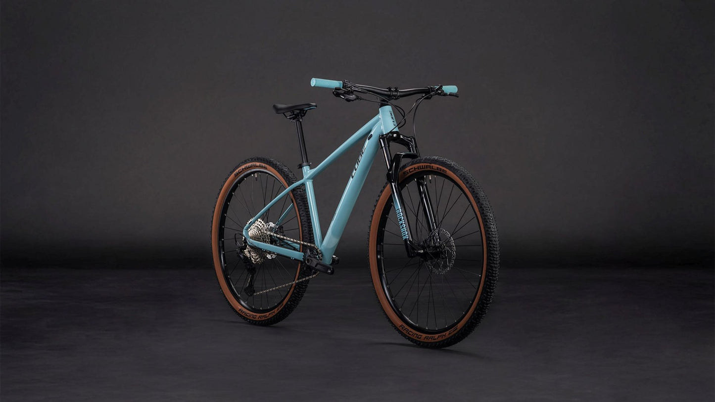 CUBE REACTION SLX HARDTAIL MTB BIKE 2026 TEALGREY' N 'BLACK