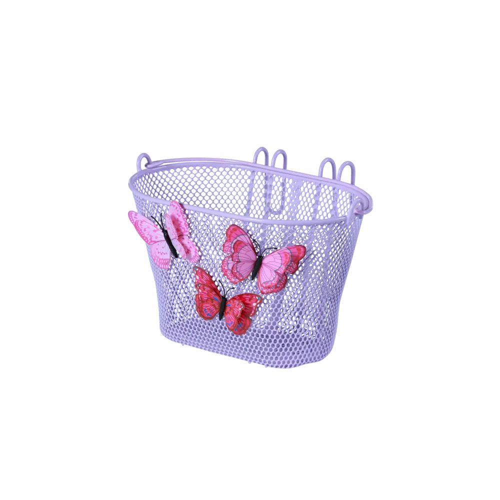 BASIL JASMIN BUTTERFLY JUNIOR BICYCLE BASKET