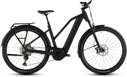 CUBE NURIDE HYBRID SLX 800 TRAPEZE eTREKKING BIKE 2026 BLACK' N 'GOLD
