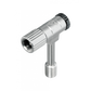 TOPEAK PRESSURE-RITE VALVE ADAPTER WITH PRESSURE TUNE