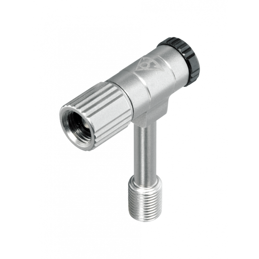 TOPEAK PRESSURE-RITE VALVE ADAPTER WITH PRESSURE TUNE