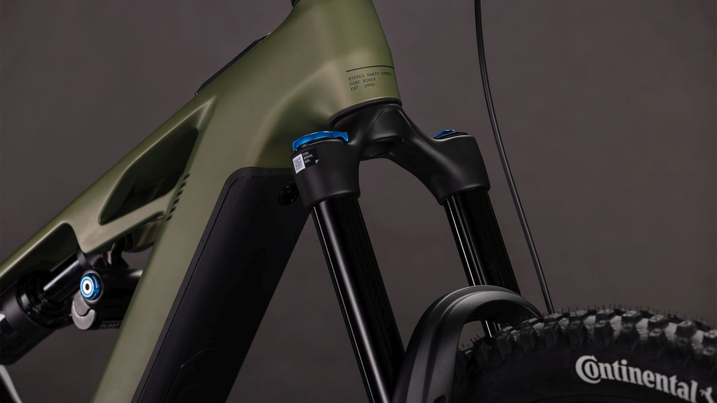 CUBE STEREO HYBRID ONE77 HPC TM 800 eMTB BIKE 2026 REEDGREEN' N 'MATRIX
